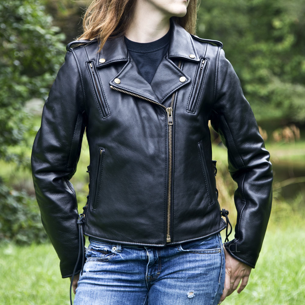 Womens Classic Motorcycle Jacket II