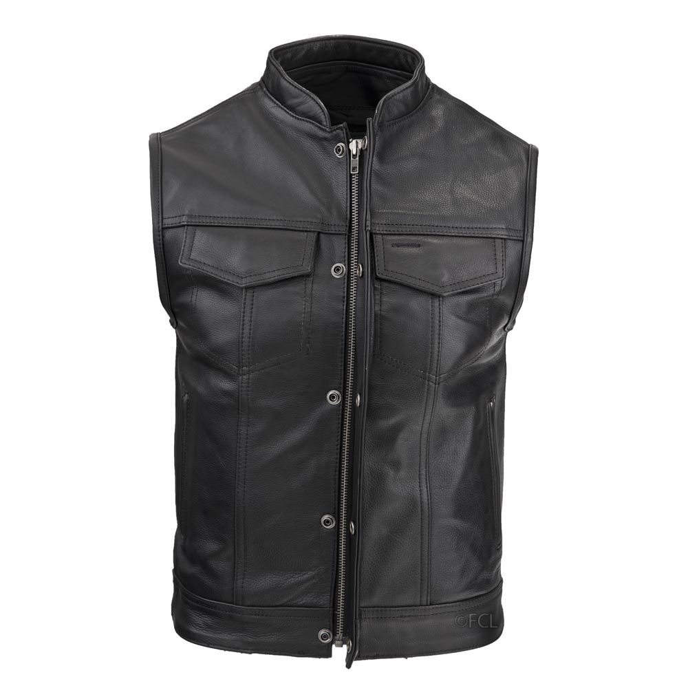 Mens Zippered Rebel Vest