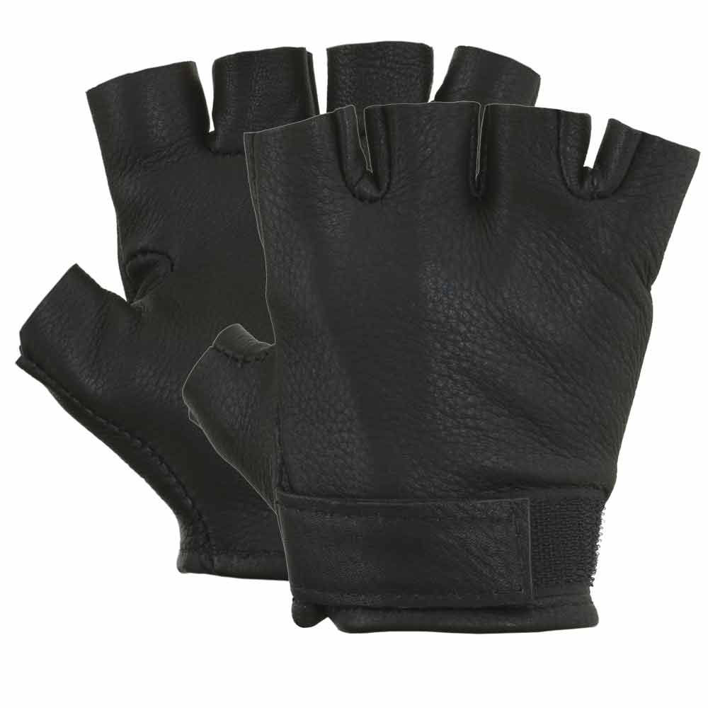 Fingerless Deerskin Gloves