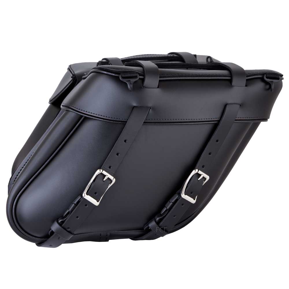 Deluxe Wide Angle Motorcycle Saddlebag