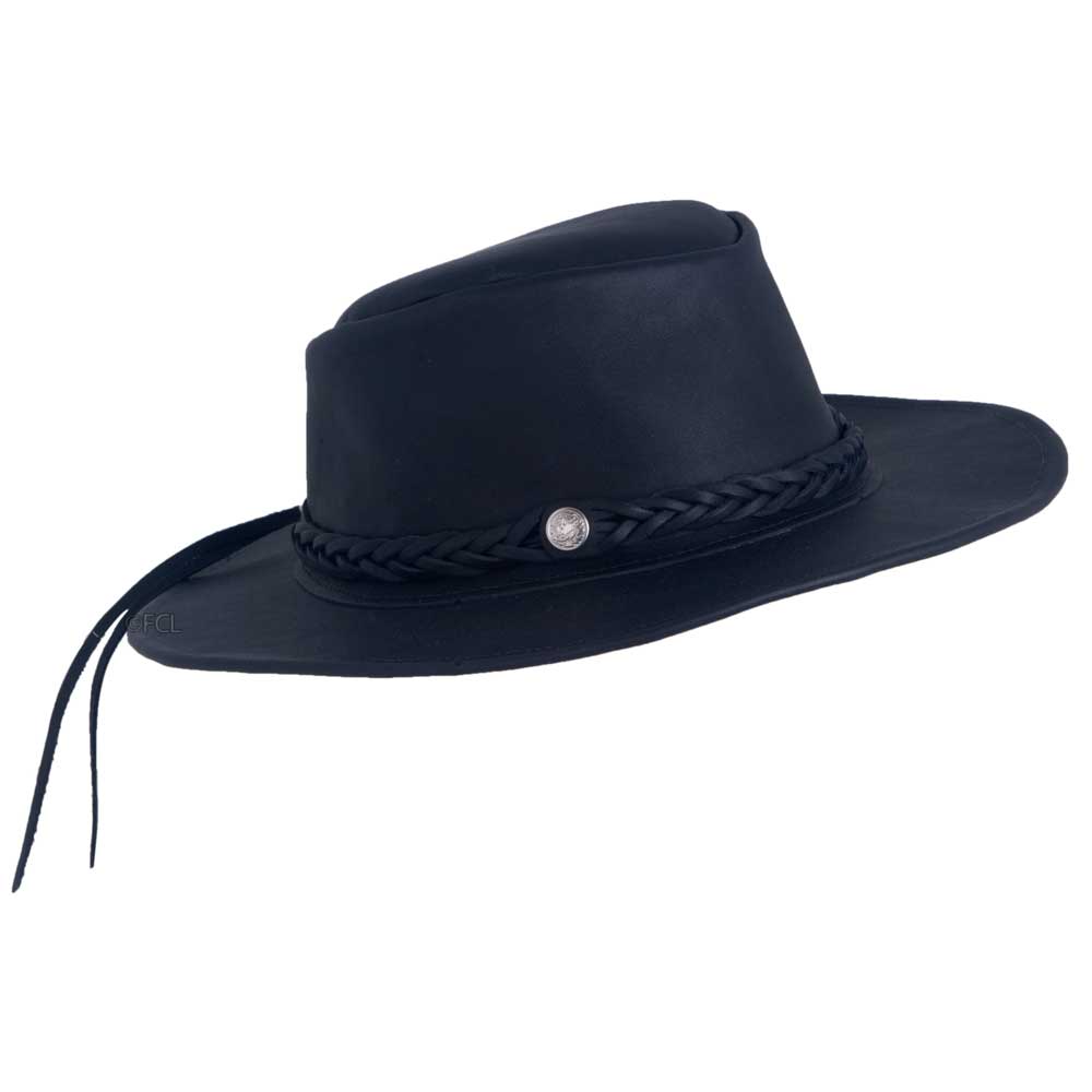 Leather Outback Hat