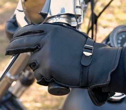 Deerskin Motorcycle Gloves